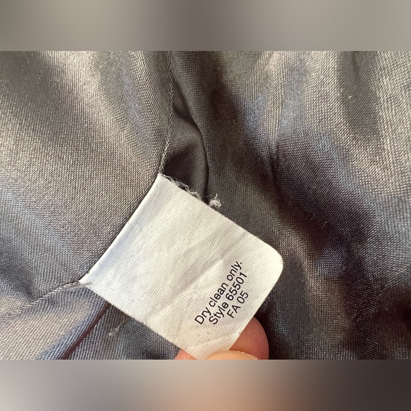 J Crew Coat Women  Black Wool Top Overcoat Mid Length Classic Capsule - Picture 8 of 9